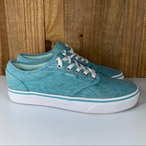 turquoise blue vans